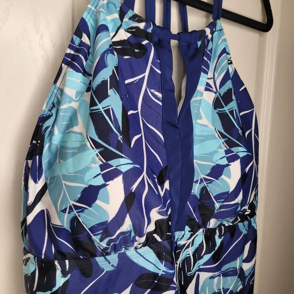 South Point Swim Tankini Tropical Women's Sz 18W Beachy Summer